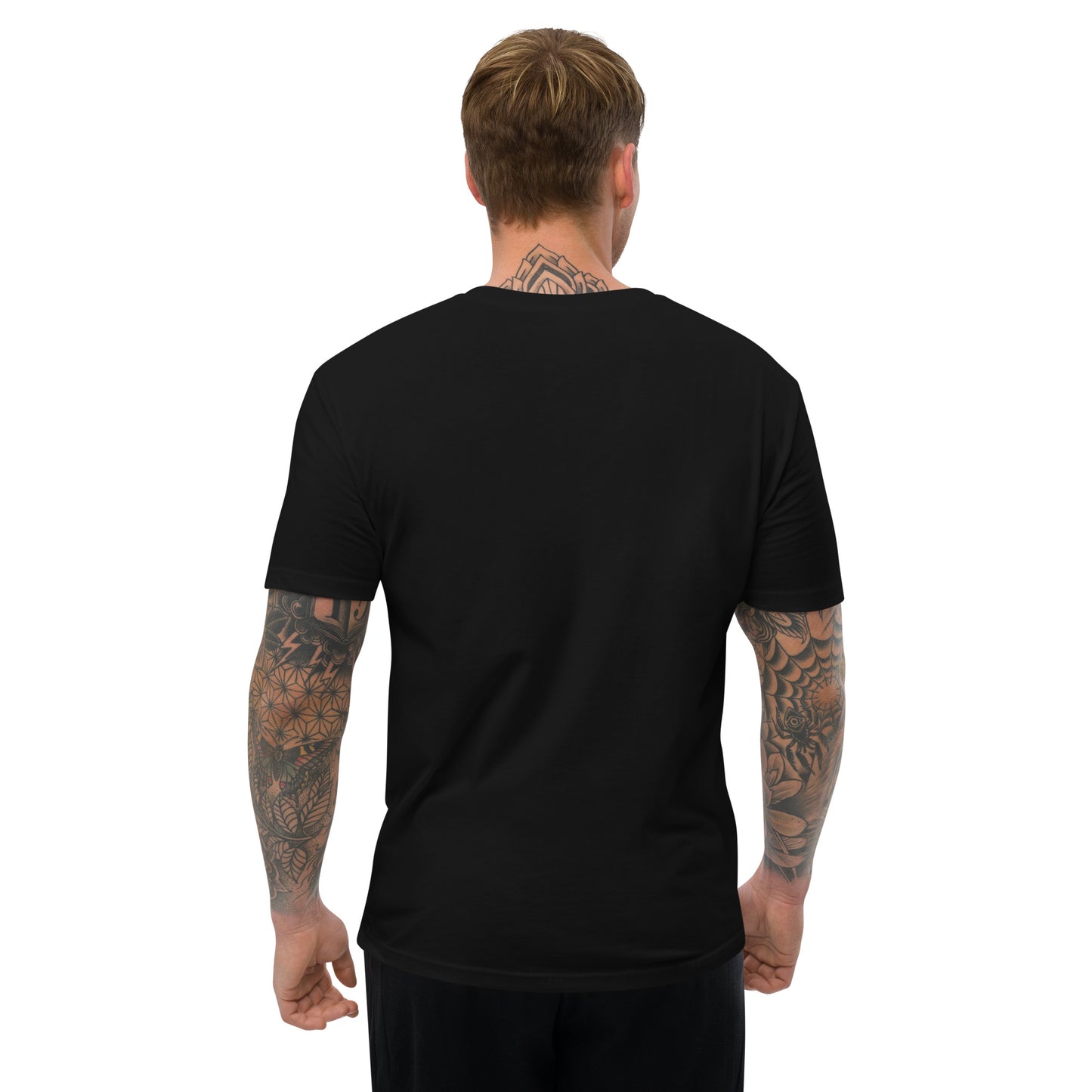 Why Not RV Learn logo Fitted Short Sleeve T-shirt
