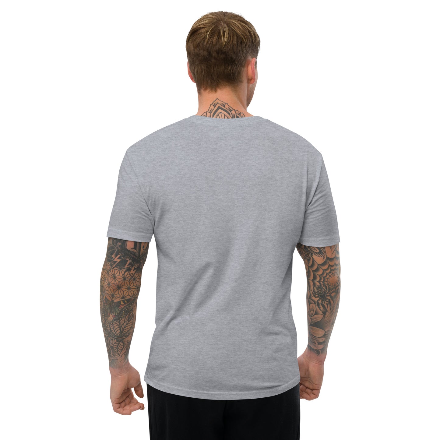 Why Not RV Learn logo Fitted Short Sleeve T-shirt
