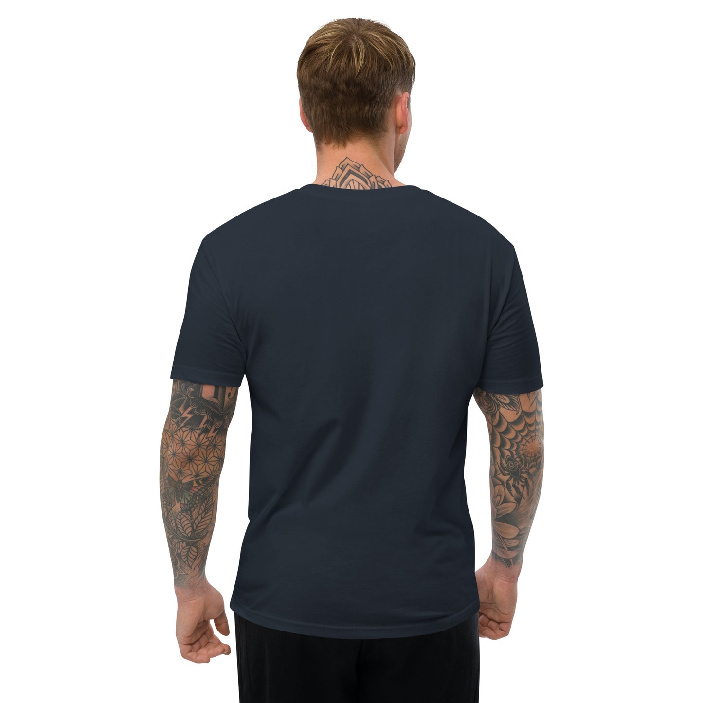 Why Not RV Learn logo Fitted Short Sleeve T-shirt