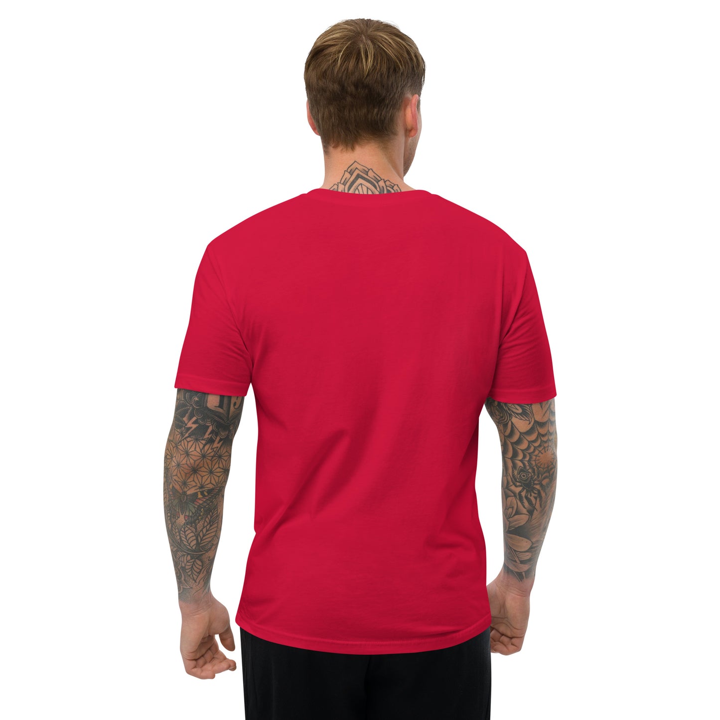 Why Not RV Learn logo Fitted Short Sleeve T-shirt