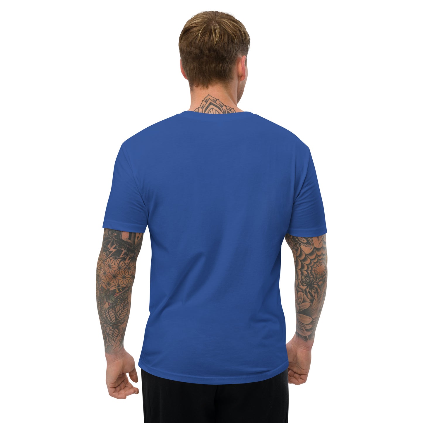Why Not RV Learn logo Fitted Short Sleeve T-shirt