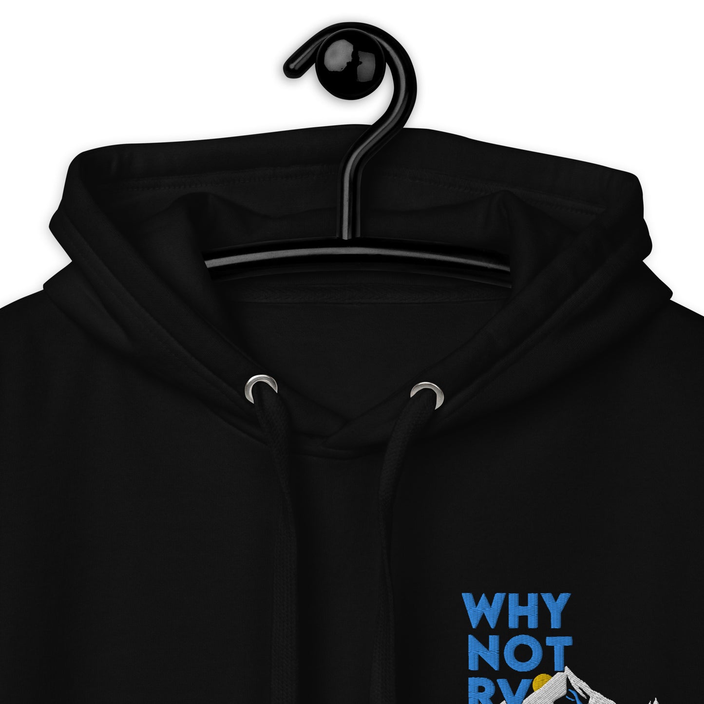 Why Not RV stacked logo Embroidered Unisex Hoodie