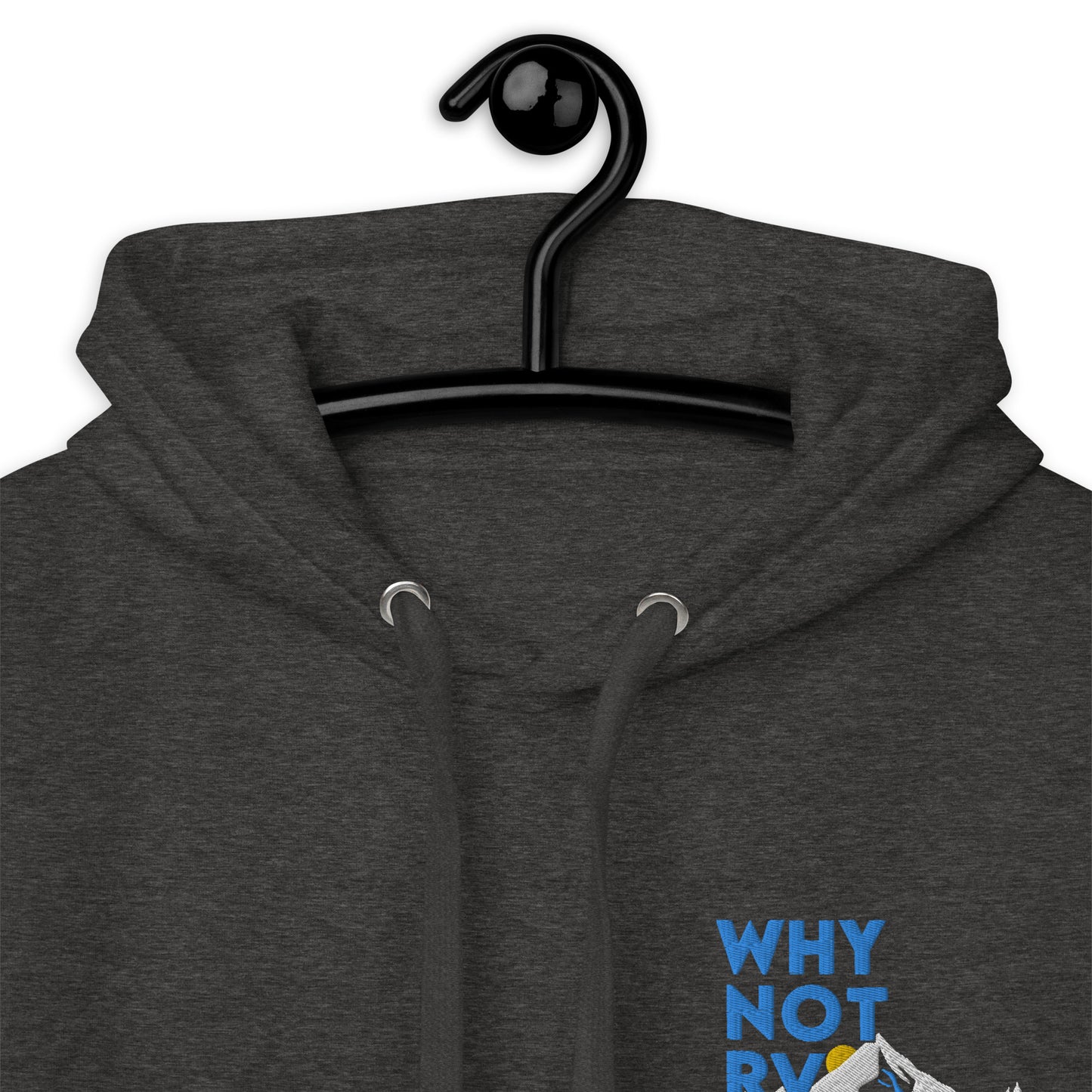 Why Not RV stacked logo Embroidered Unisex Hoodie