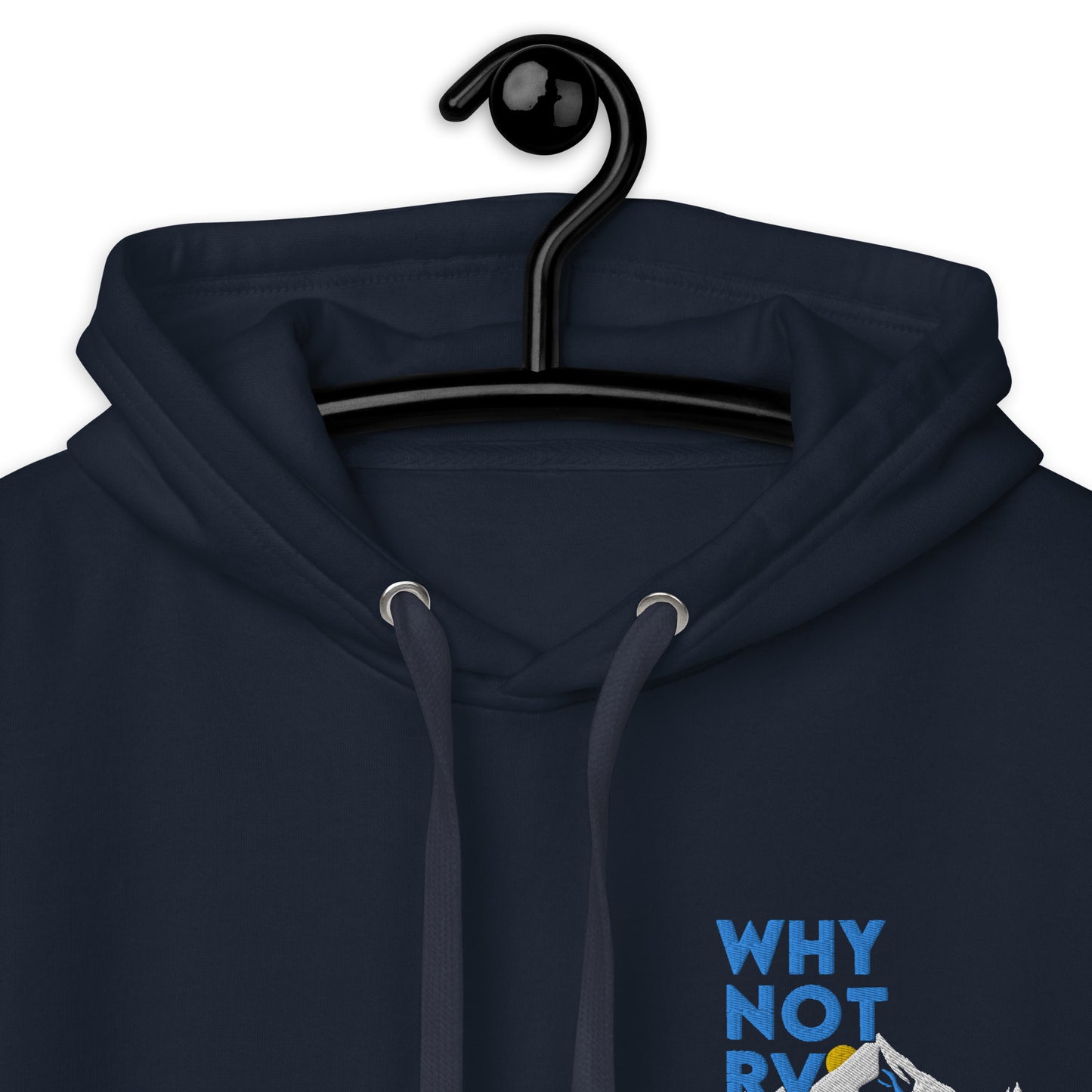 Why Not RV stacked logo Embroidered Unisex Hoodie